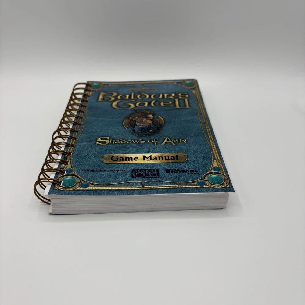 Baldurs Gate II Shadows‎ of Amn PC Game Manual ONLY Forgotten Realms Bioware